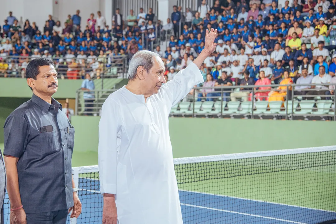  Odisha CM inaugurates Tennis Centre at Kalinga Stadium
