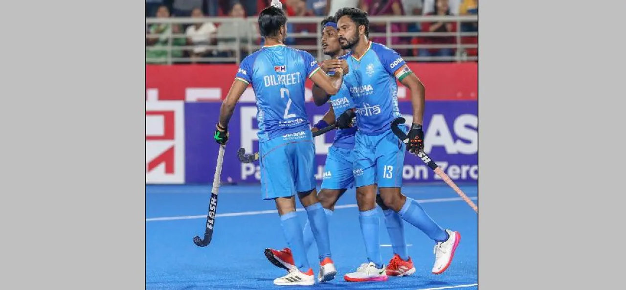  Indian Men's Hockey Team impress with a 3-2 win against reigning World Champions Germany