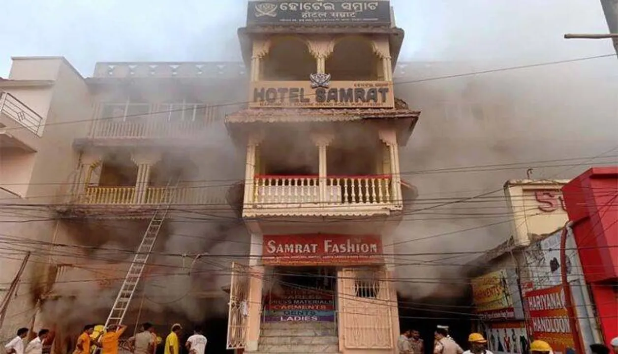  Puri Market Complex fire doused; Know why it was a challenging task for firefighters