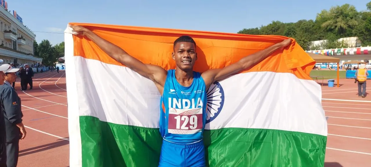  Odisha’s Bapi Hansda clinches silver at Asian Youth Athletics Championship in Tashkent