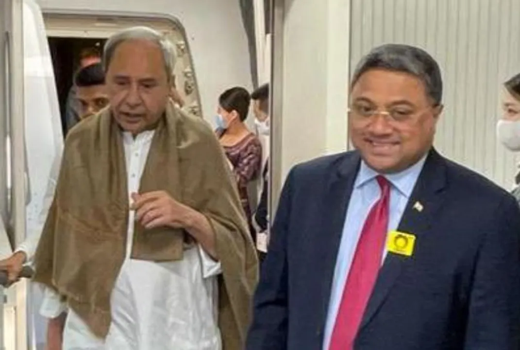  Odisha CM Naveen Patnaik arrives in Japan, to meet Nippon Steel President today