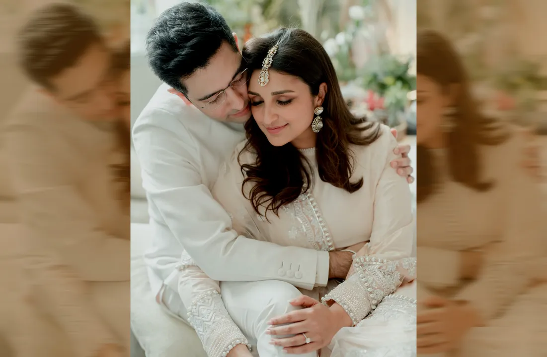  Ragneeti: Raghav Chadha, Parineeti get engaged at a glittering ceremony (See Pics)