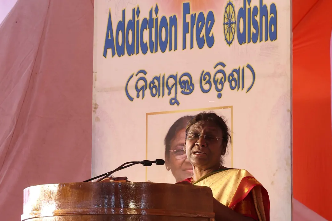  President Droupadi Murmu launches 'Addiction Free Odisha' campaign