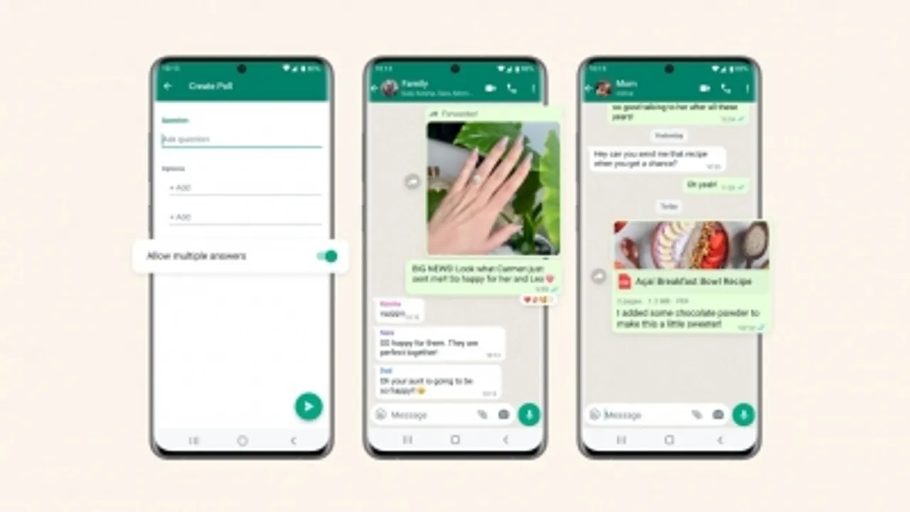  WhatsApp's new feature to let you create single-vote polls