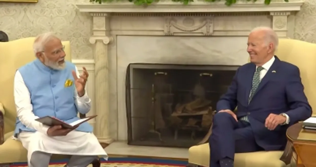  'Democracy in our DNA, no space for discrimination', Modi says in Washington