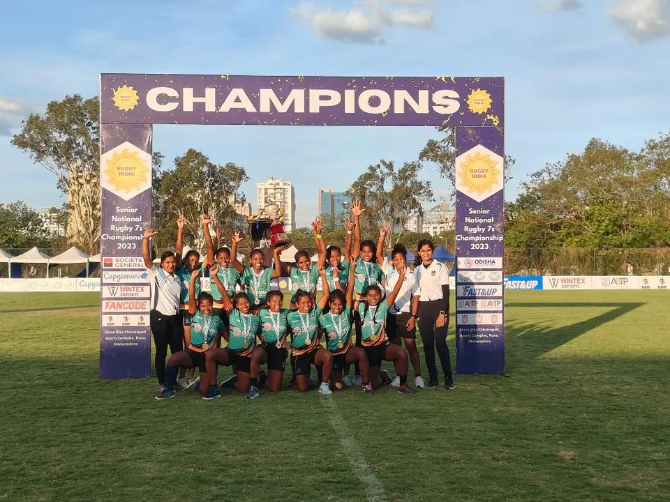  Odisha women win Senior National Rugby 7s Championship