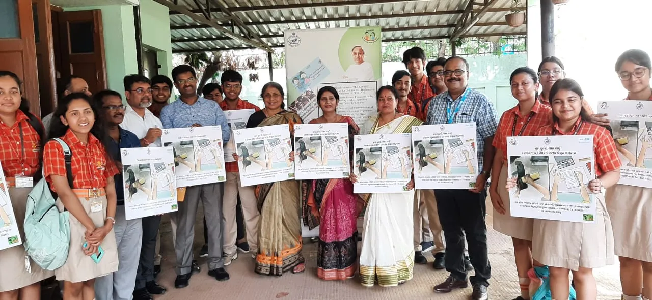  Odisha child rights body releases poster to fight against child labour