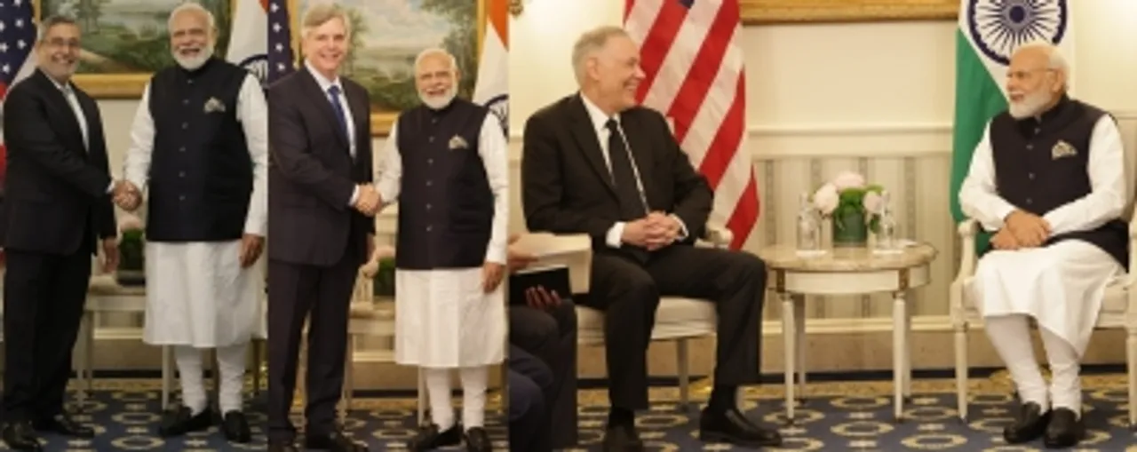 PM Modi meets top American CEOs, seeks technological collaboration
