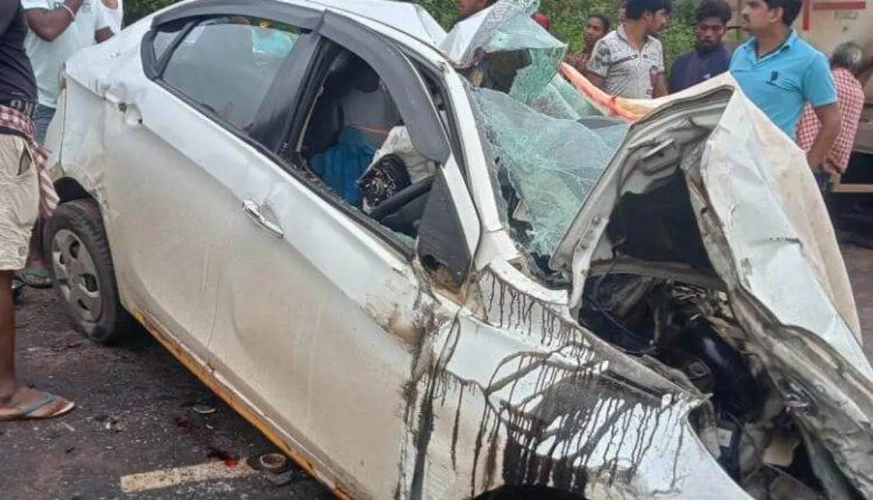  Couple, child killed as car, truck collide in Odisha's Koraput