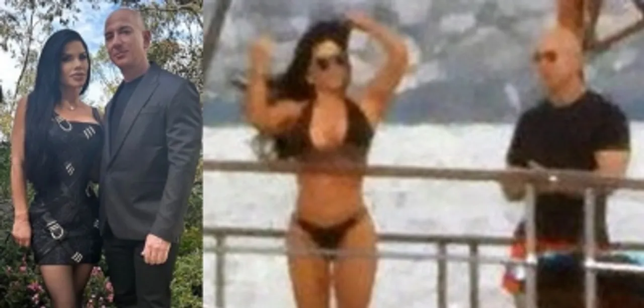  Sanchez flaunts curves in dark bikini on Bezos' $500 mn yacht