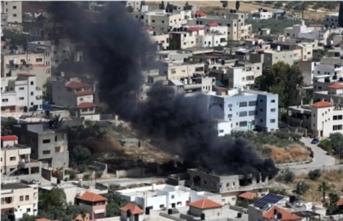  500 Palestinian families leave West Bank refugee camp amid Israeli operation