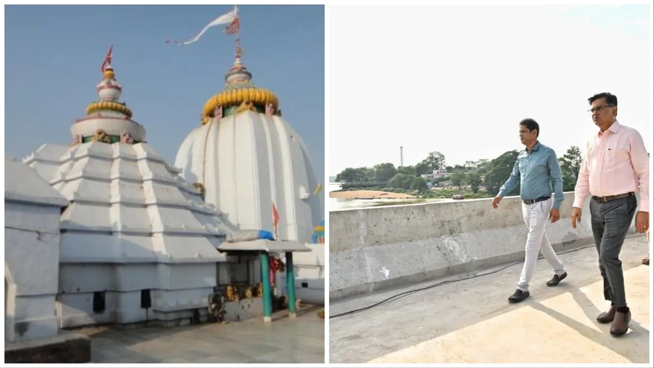  Odisha: Concrete bridge to Dhabaleswar shrine nears completion