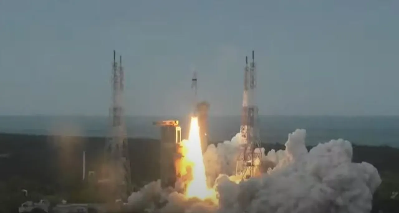  LVM3 rocket lifts off with Chandrayaan-3