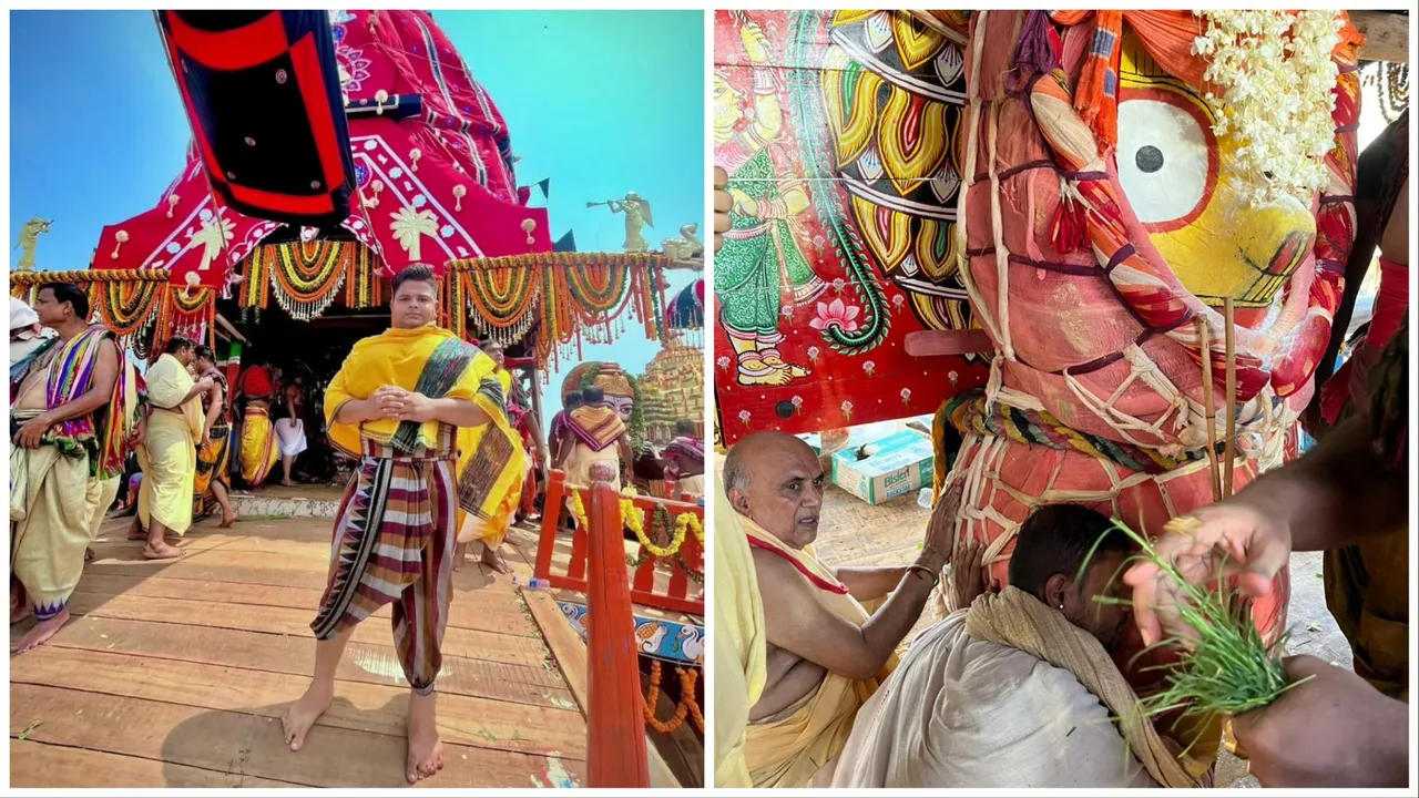  Row over fake servitors climbing onto chariots during Ratha Jatra in Odisha’s Puri