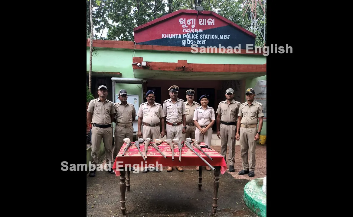  Odisha: Police intensify raid in Mayurbhanj’s Similipal, seize 9 more country-made guns