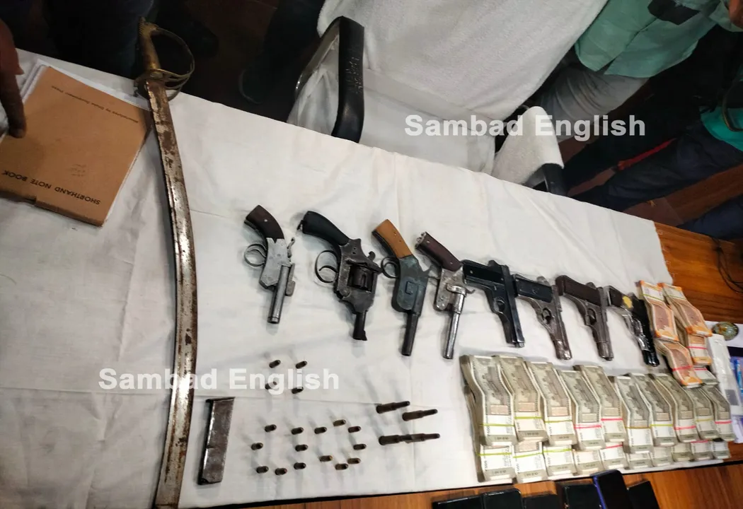  Police bust illegal firearms trading gang in Odisha’s Sambalpur; six arrested