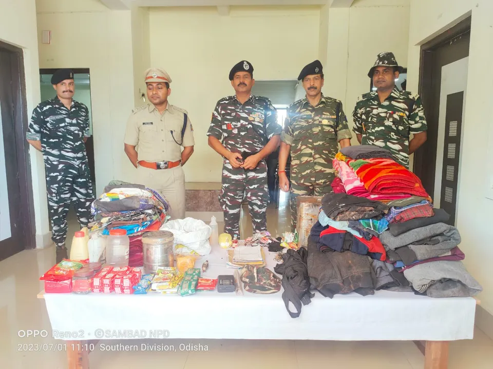  Maoist camp busted in Nuapada near Odisha-Chhattisgarh border
