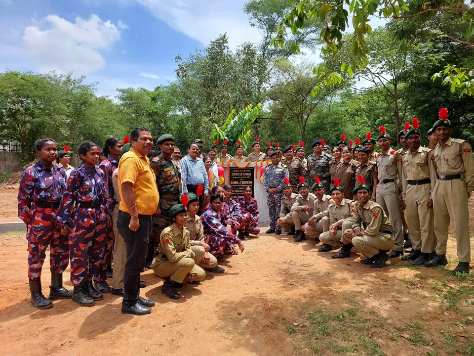 Obstacle Course for NCC Girl Cadets starts at Rajdhani College