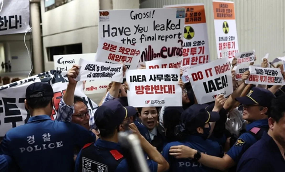  IAEA chief arrives in S.Korea to discuss Fukushima water discharge report