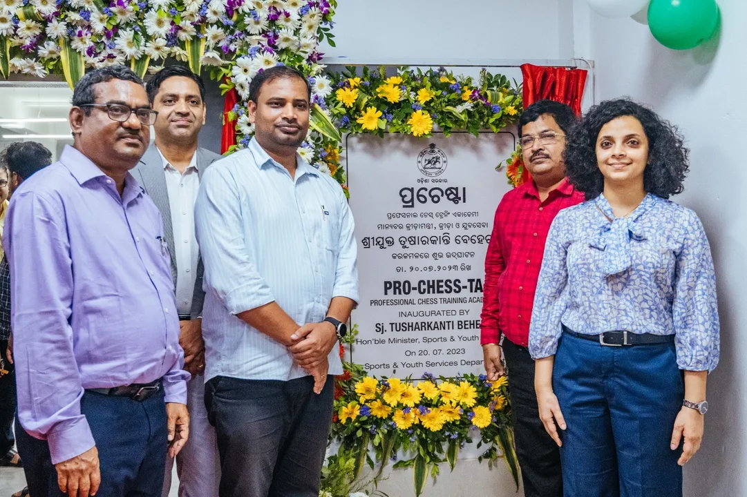  Odisha Sports Minister inaugurates Professional Chess Training Academy ‘PRO- CHESS –TA’