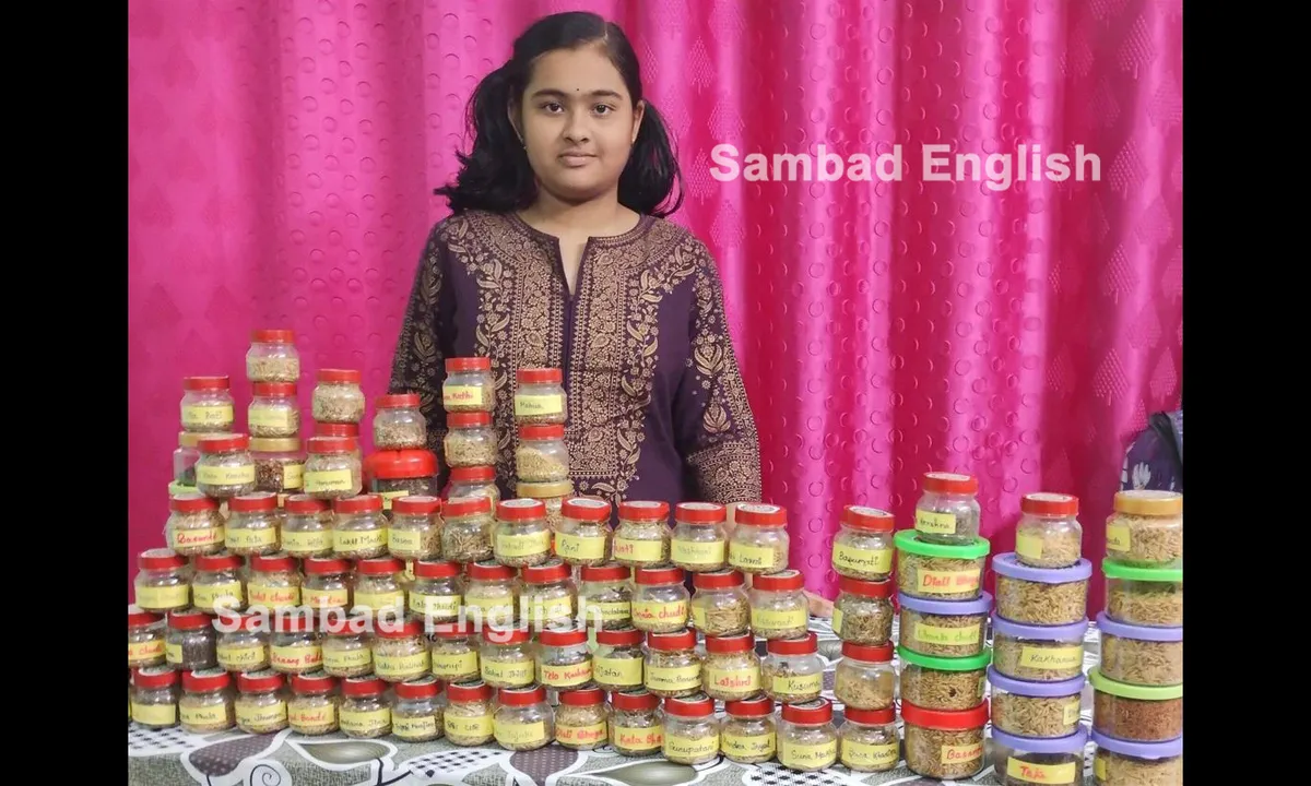 Class VII girl collects rare species of foodgrains in Odisha’s Jeypore; wins hearts