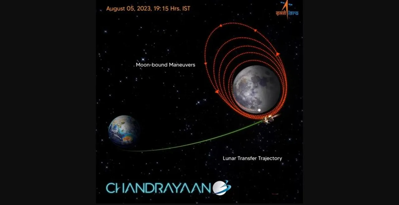  Chandrayaan-3 enters lunar orbit, 'says' feeling lunar gravity