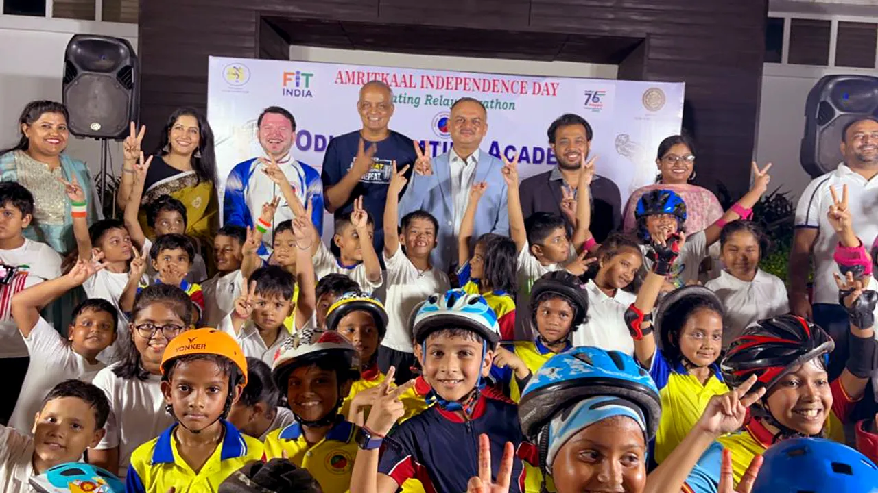  Odisha Roller Skating Team finds its place in 3 Books of Records on the occasion of 77th Independence Day