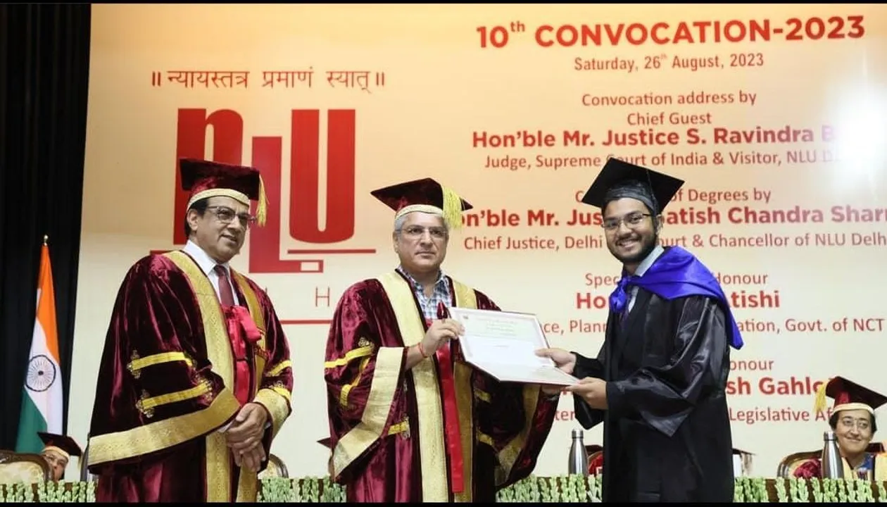 Rare achievement by Odia youth Ritesh Patnaik at National Law University