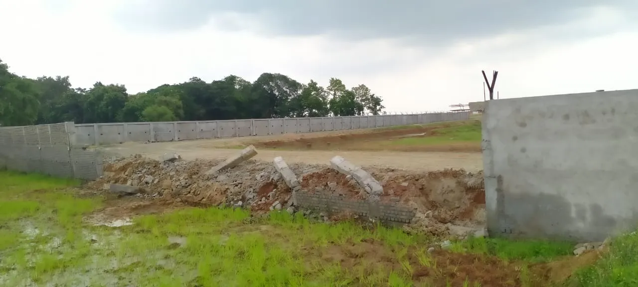  Odisha: Newly-built airport boundary wall collapses 3 days ahead of inauguration