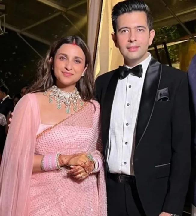  Raghav, Parineeti's first picture as husband-wife goes viral