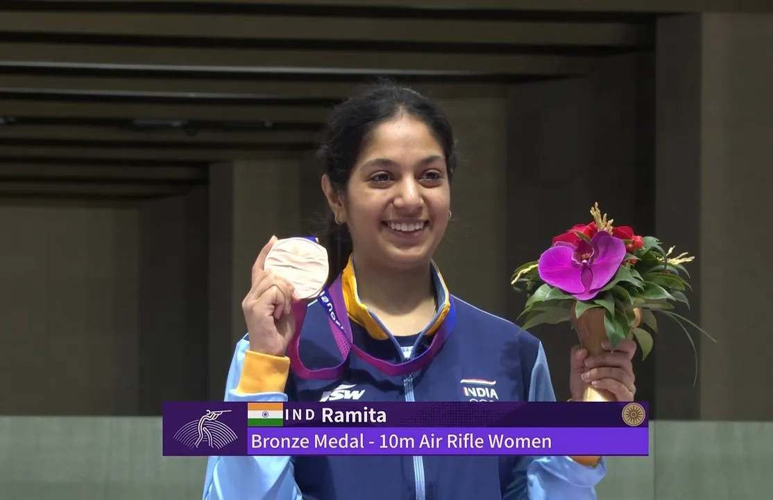  Asian Games: Ramita the star of the day with silver and bronze as Indian shooters start well in Hangzhou