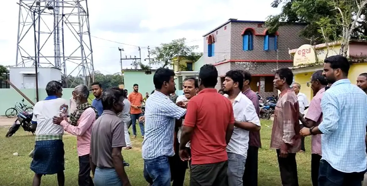  BJD workers attack agitating farmers in Odisha's Jajpur