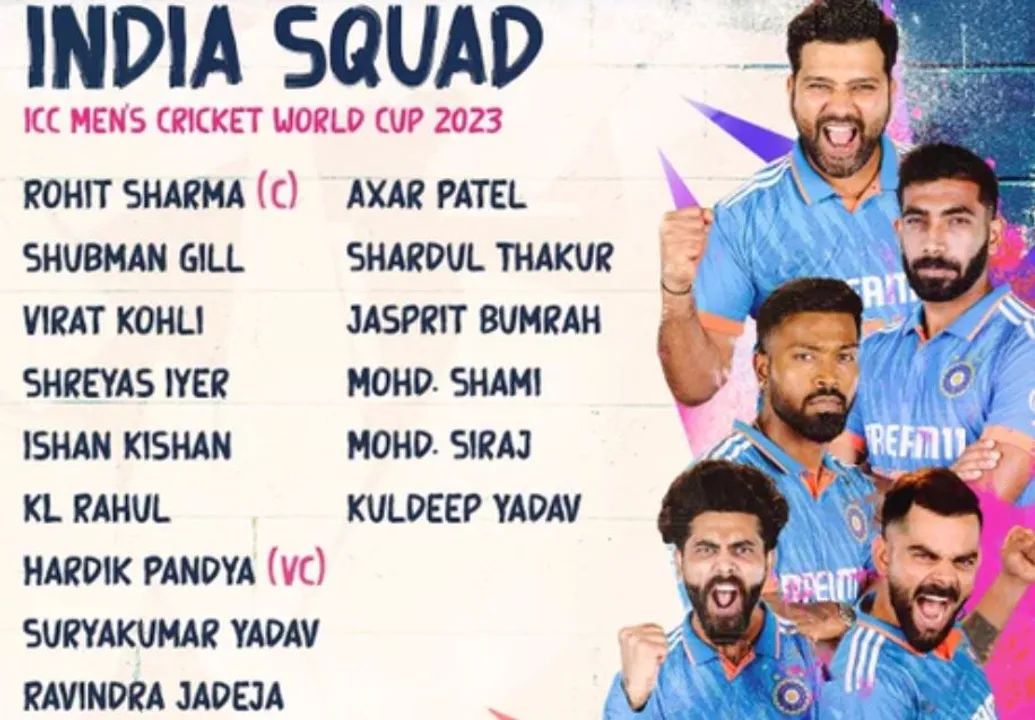  Team announced: Rohit to lead 15-member Indian team in 2023 World Cup