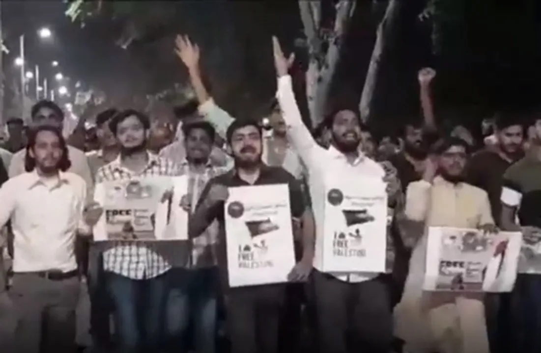  FIR lodged against AMU students for marching in support of Hamas