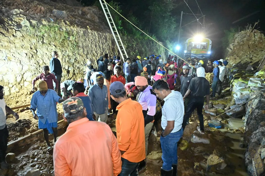  Landslide: Koraput-Jagadalpur railway section in Odisha restored today