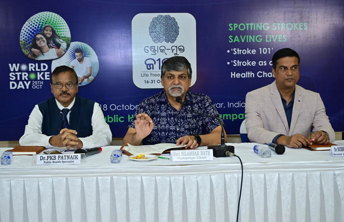  Odisha: State-level media workshop on ‘Prevention and Management of Stroke’