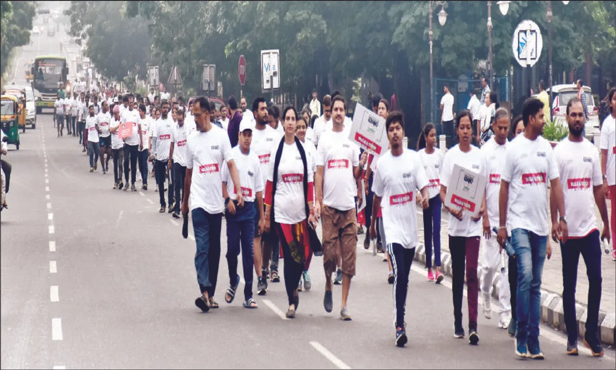  World Heart Day: Walkathon organised by Sambad spreads awareness for healthy heart