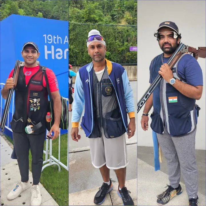  Asian Games: Men's Trap team claims gold, women secure silver