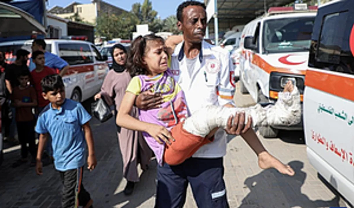  Half of Gaza's hospitals out of service: Palestinian Health Ministry