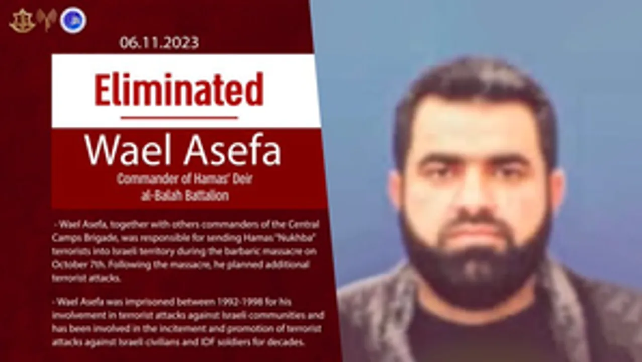  IDF kills one of the masterminds of Oct 7 Hamas attack