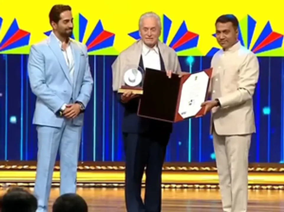  IFFI 2023: Michael Douglas conferred with Satyajit Ray Lifetime Achievement Award