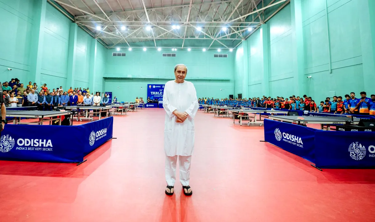  Chief Minister Naveen Patnaik inaugurates Odisha Table Tennis Academy