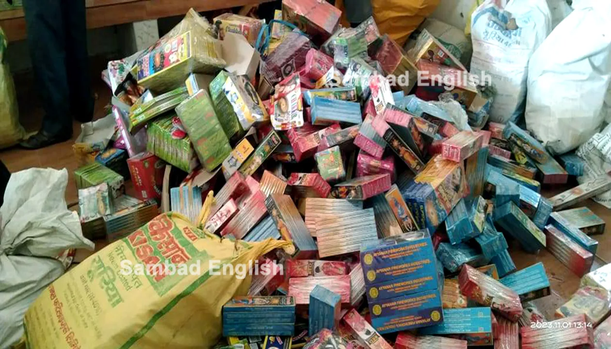  Firecrackers worth more than Rs 20 Lakh seized in Odisha’s Balasore, 2 detained