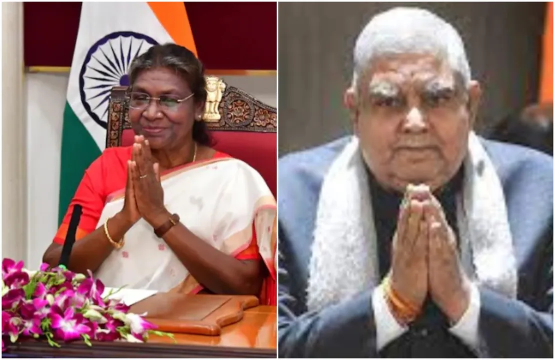  'Pledge for nation building,' Prez Murmu, V-P Dhankhar greet nation on Diwali