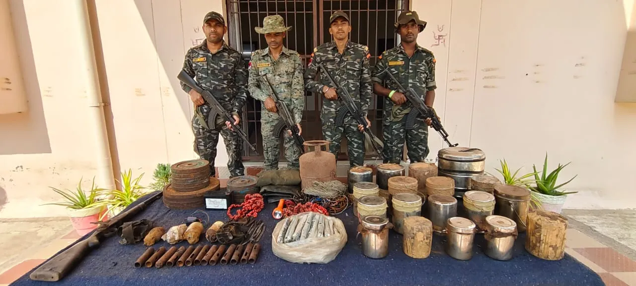  Maoist dump recovered from Andhra-Odisha border area in Malkangiri district