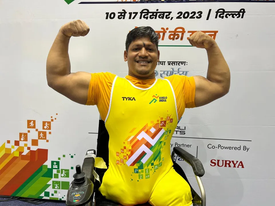  Khelo India Para Games 2023: Odisha's Gadadhar Sahu bags Gold in Powerlifting