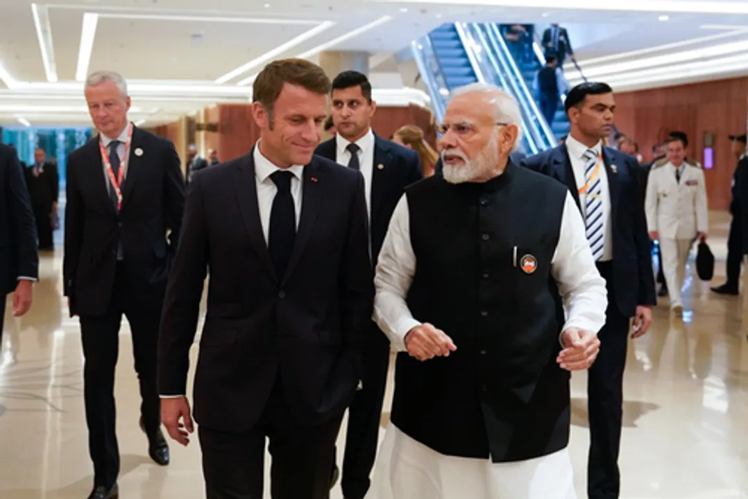  French Prez Macron in Jaipur today, to take tour of heritage sites with PM Modi