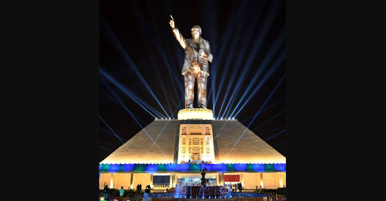  206-feet Ambedkar statue unveiled in Vijayawada