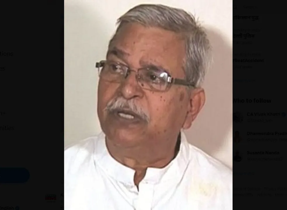  Former Odisha MP Anadi Sahu passes away