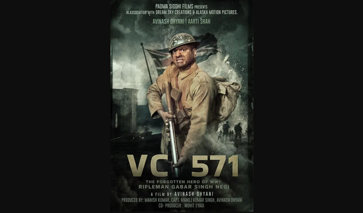  Avinash Dhyani’s first look from ‘VC 571’ promises a thrilling war epic